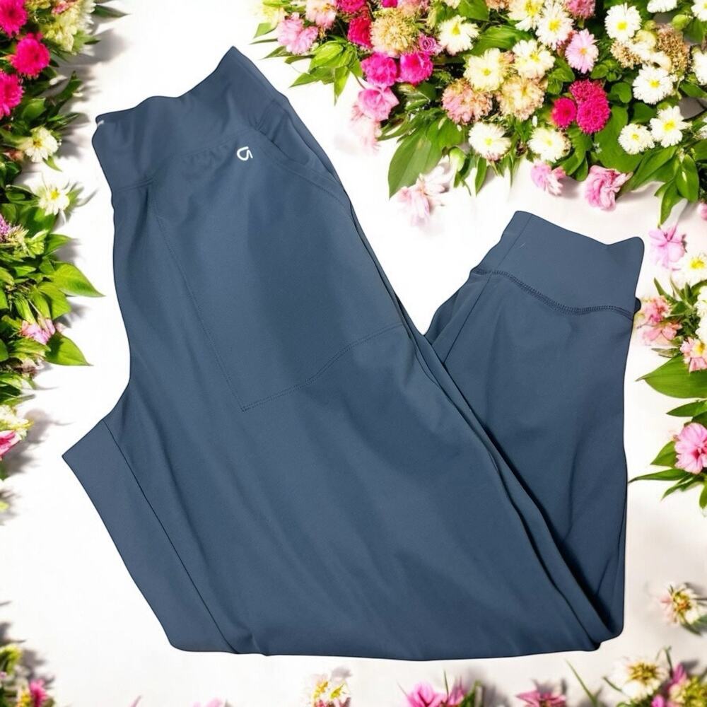 Women's GapFit Studio High Rise Jogger Sz Small Petite Scholastic Grey Soft